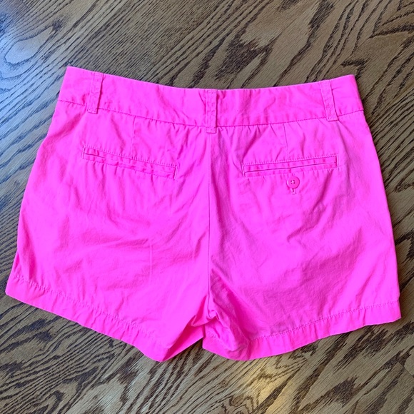 J. Crew Hot Pink Broken-in Chino Shorts Size 2 - Picture 12 of 12